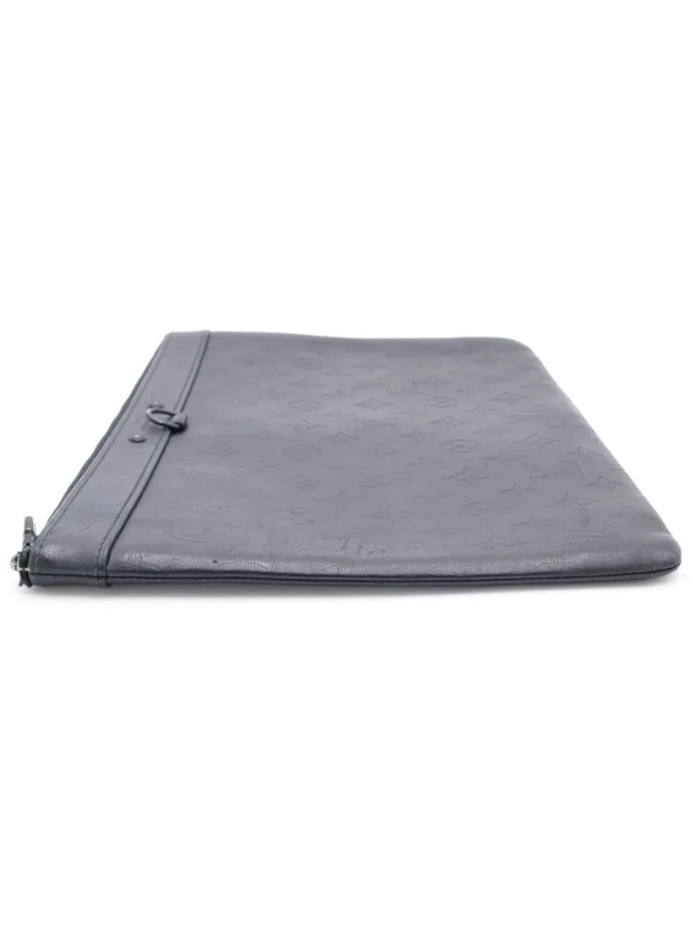 Louis Vuitton Monogram Shadow Discovery Clutch Black